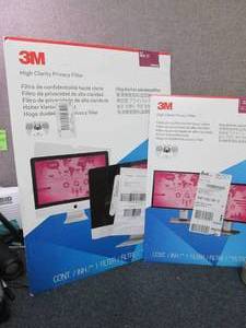 lot 43 image: 2 - 3M Privacy Filters...