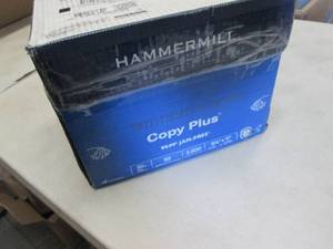 lot 55 image: 2500 ct Case Hammermill Copy Plus 8...