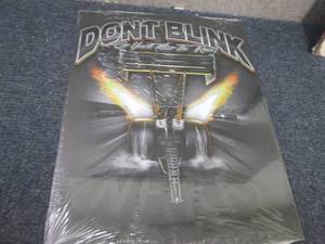 lot 91 image: Metal Dont Blink Sign 16x12.5 inch...