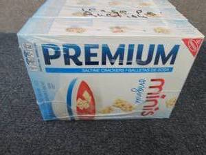 lot 98 image: 6- 11 oz Boxes Nabisco Premium Mini...