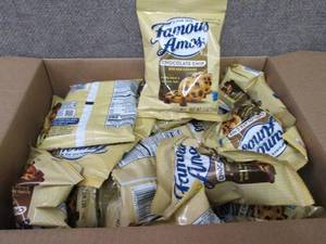 lot 102 image: Case of 42-2 oz Pouches Famous Amos...