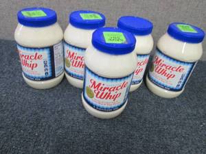 lot 111 image: 5- 30 oz Bottles Miracle Whip best ...