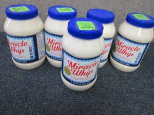 lot 112 image: 5- 30 oz Bottles Miracle Whip best ...