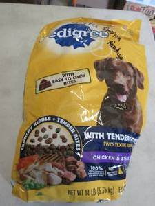 lot 118 image: 14 lb Bag Pedigree Dog Food...