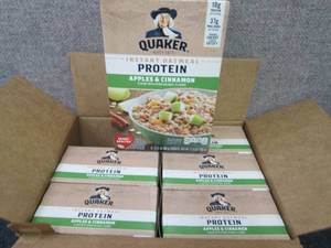 lot 121 image: Case of 6-6pk Boxes Quaker Instant ...