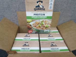 lot 122 image: Case of 6-6pk Boxes Quaker Instant ...