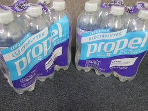 lot 133 image: 2- 6pks 16.9 oz Bottles Propel Grap...