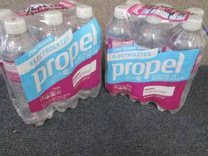 lot 135 image: 2- 6pks 16.9 oz Bottles Propel Berr...