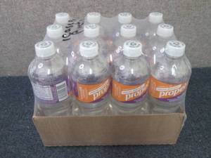 lot 137 image: 12- 24 oz Bottles Propel Lemon Blac...