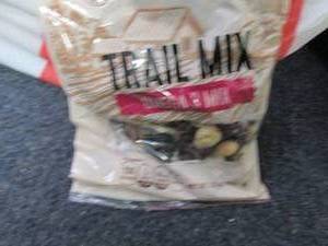 lot 165 image: 24- 3.5oz Bags Trail Mix past date,...