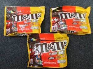 lot 169 image: 3- 8.3 oz Bags M&Ms Classic Mix...
