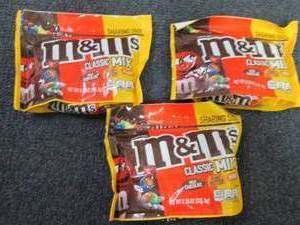 lot 171 image: 3- 8.3 oz Bags M&Ms Classic Mix...