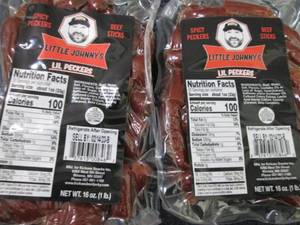 lot 186 image: 2-16 oz Little Johnnys Lil Peckers...