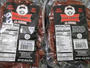 lot 187 image: 2-16 oz Little Johnnys Lil Peckers...