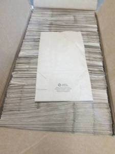 lot 196 image: Box of 500 Recycled Natural Lunch B...