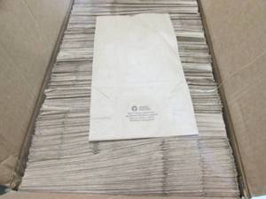 lot 197 image: Box of 500 Recycled Natural Lunch B...