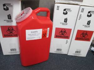 lot 200 image: 3-3 Gallon Sharps Recovery Program ...