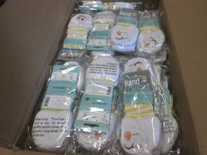 lot 213 image: Case of Medium 6-12M Hand Socks...