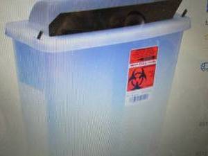 lot 219 image: 5 Quart Clear SharpSafety Sharps Co...