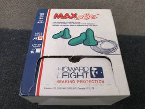 lot 243 image: MaxLite Low Pressure Foam Ear Plugs...