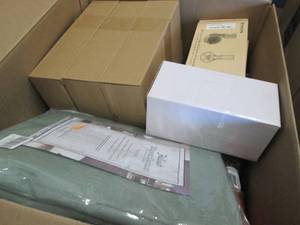 lot 266 image: Box of Assorted Small Overstock Ite...