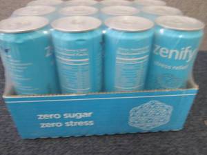 lot 273 image: 12pk 12 oz Cans Zenify Stress Relie...