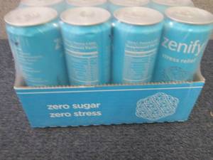 lot 274 image: 12pk 12 oz Cans Zenify Stress Relie...