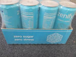 lot 275 image: 12pk 12 oz Cans Zenify Stress Relie...