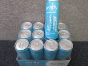 lot 283 image: 12pk 12 oz Cans Zenify Stress Relie...