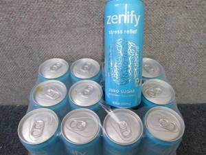 lot 285 image: 12pk 12 oz Cans Zenify Stress Relie...