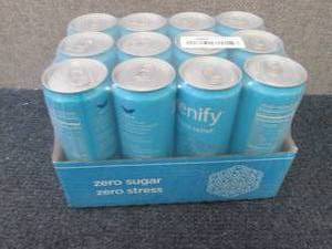 lot 293 image: 12pk 12 oz Cans Zenify Stress Relie...