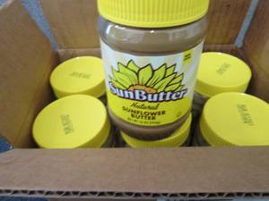 lot 294 image: 6- 16 oz Jars Sunflower Butter...