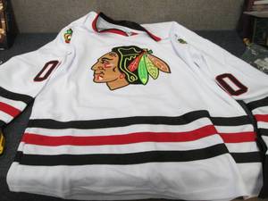 lot 302 image: Large Clark Griswold Blackhawks Jer...