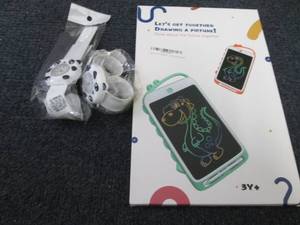 lot 310 image: LCD Writing Board, 2 Slap Bracelet ...