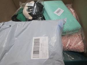 lot 313 image: Box of Assorted Small Overstock Ite...
