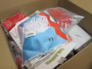 lot 376 image: Box of Assorted Small Overstock Ite...