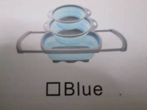 lot 382 image: 3 pc Collapsible Colander Set...