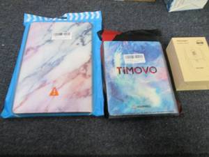 lot 421 image: 2 Tablet Cases, Wireless Mouse...