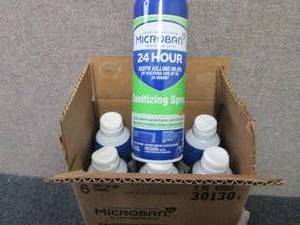 lot 455 image: Microban 24-Hour Disinfectant Sanit...
