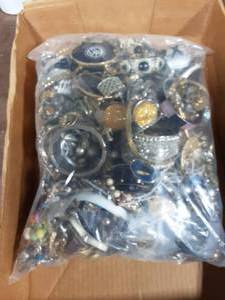 lot 15 image: Bulk Lot Of Assorted Costume Jewelry (In 2 Gallon Storage Bag More Than 10 Lbs.)