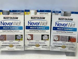 lot 32 image: Lot of 3 Never Wet in Different Colors $14.95 Retail Each
