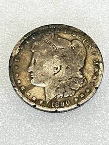 lot 54 image: 1890 Morgan Silver Dollar