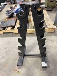 lot 61 image: Weightlifting Weight Rack
