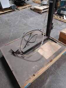 Container Stapling Corp. Floor Model 456 Box Air Stapler with Foot Control