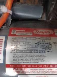 Dayton 12 hp. 30-inch Wall Mounted Fan