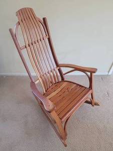 lot 8 image: Mission Bentwood Rocker