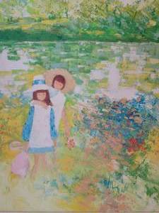 lot 9A image: Idyllic Original Fine Art Oil Painting by Warik Wheatley
