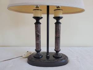 lot 12 image: Tuscan Executive Desk Lamp
