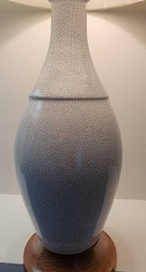 lot 16 image: Stunning MCM Ceramic Accent Lamps by Wescal