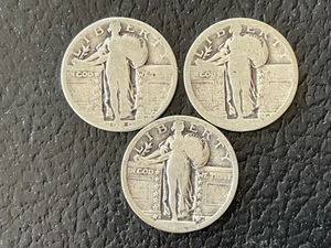 Standing Liberty Quarters